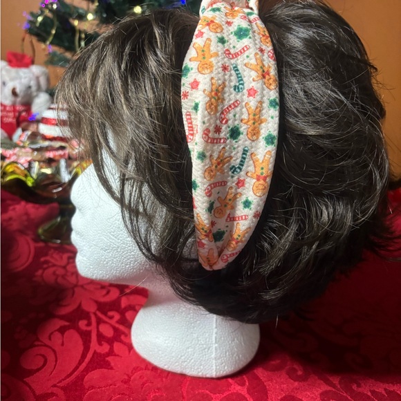 Gingerbread Christmas Headband - Picture 2 of 6